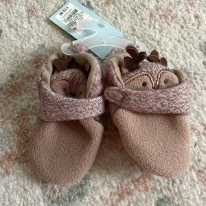 Reindeer Booties Size 0-3